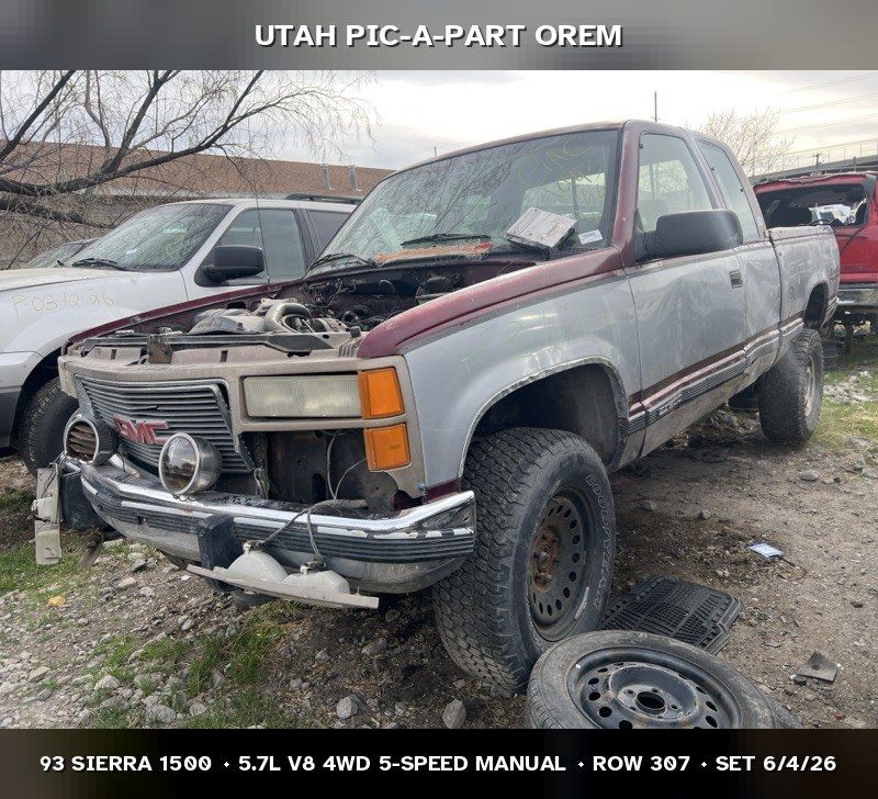 1993 GMC Sierra 1500 Parts - UTPAP Orem
