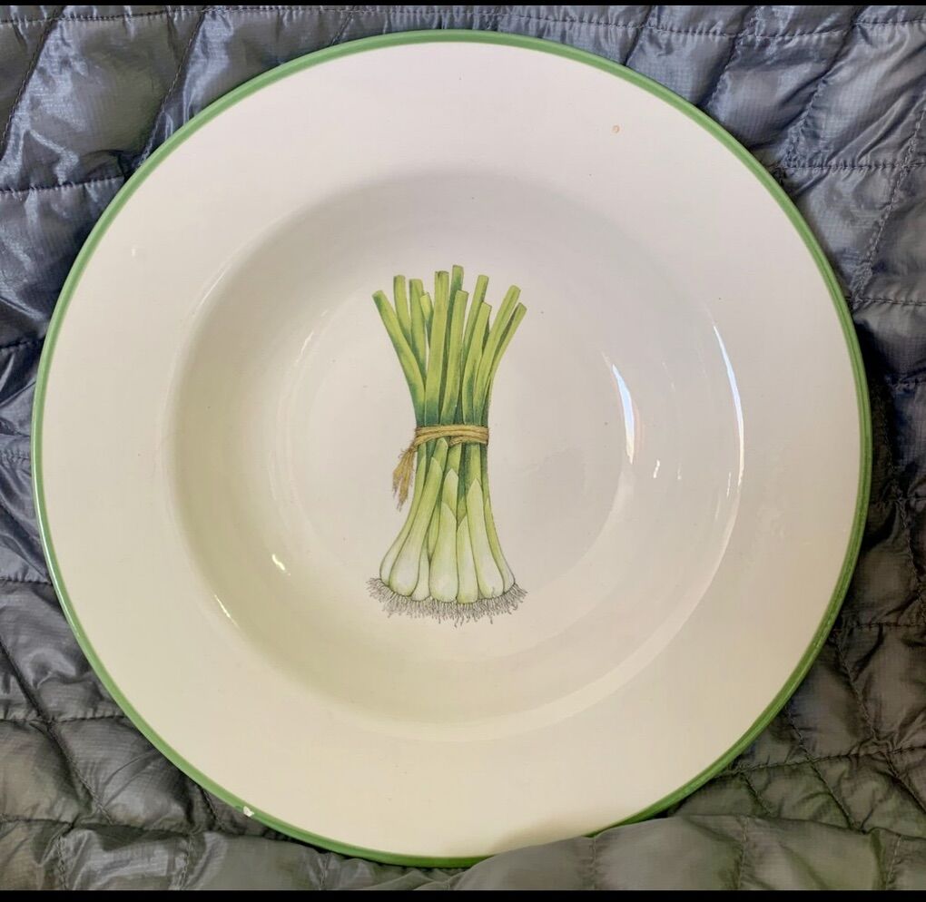 Over and Back Ceramic Plate