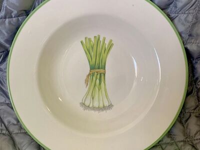 Over and Back Ceramic Plate