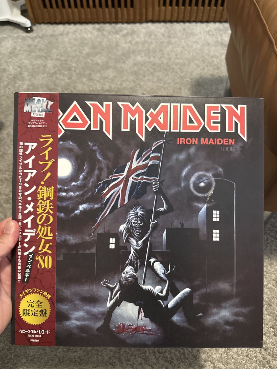 Iron Maiden Tour (Killers Era) Live vinyl