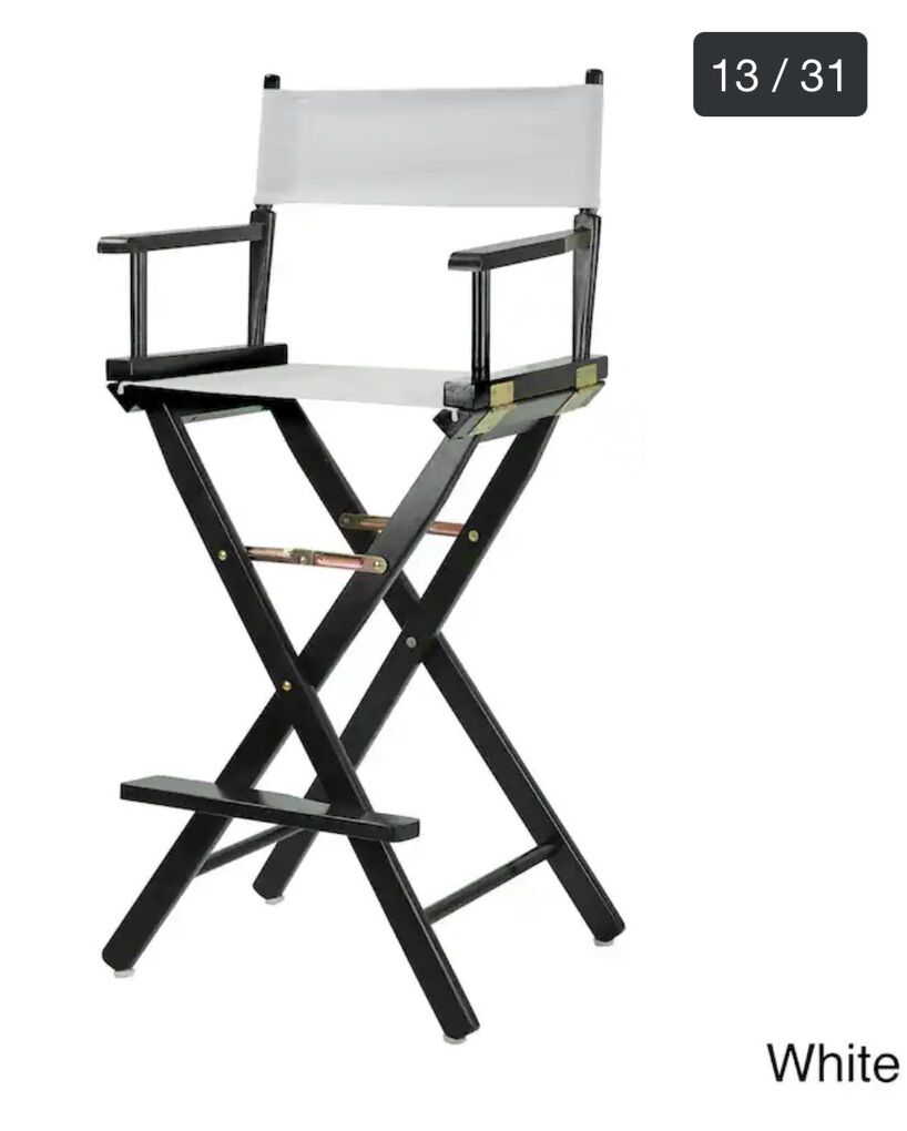 Black Frame Directors Chair