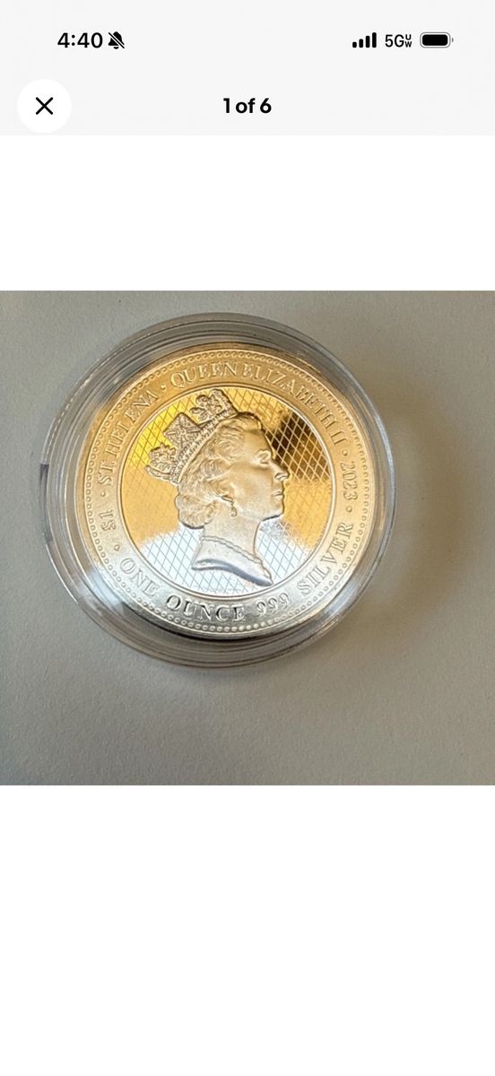 2023 St Helena “Lucky Angel” 1 ounce .999 AG