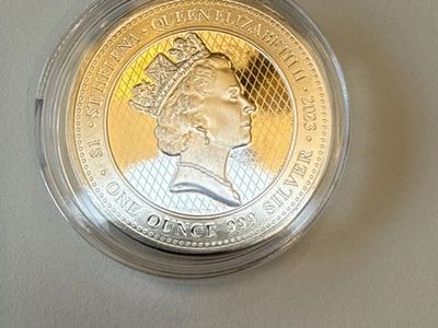 2023 St Helena “Lucky Angel” 1 ounce .999 AG