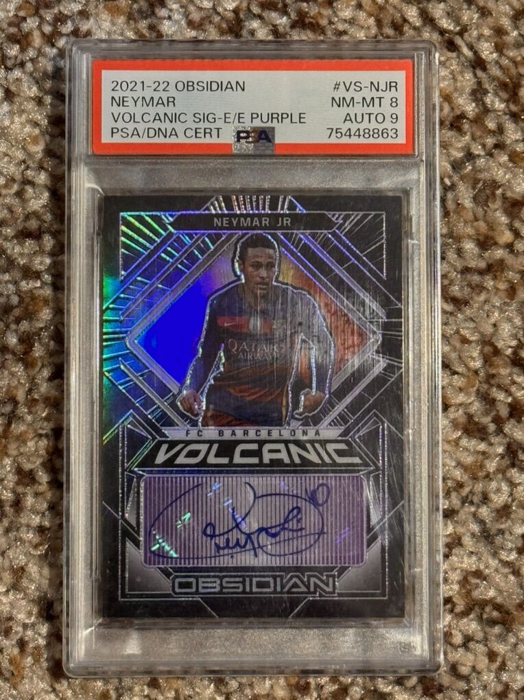 2021 Obsidian Neymar Jr Volcanic Signature /7