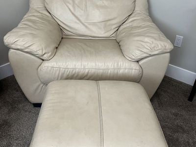 Leather 4 piece couch set