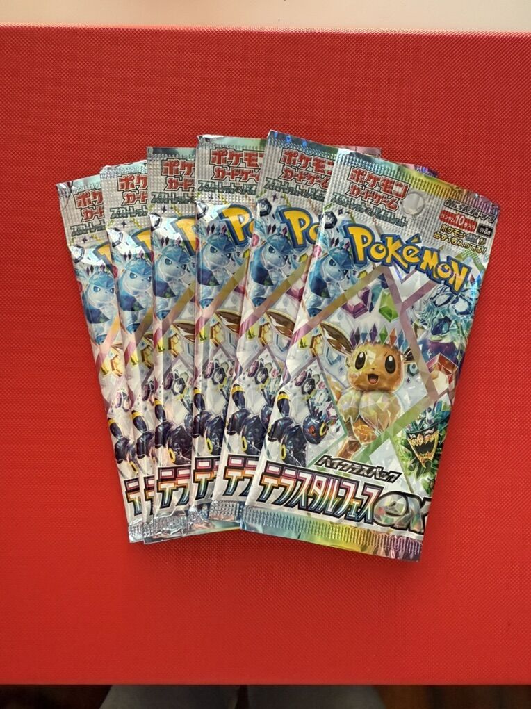 Pokemon Japanese Terastal Fest Ex 6 Booster Packs