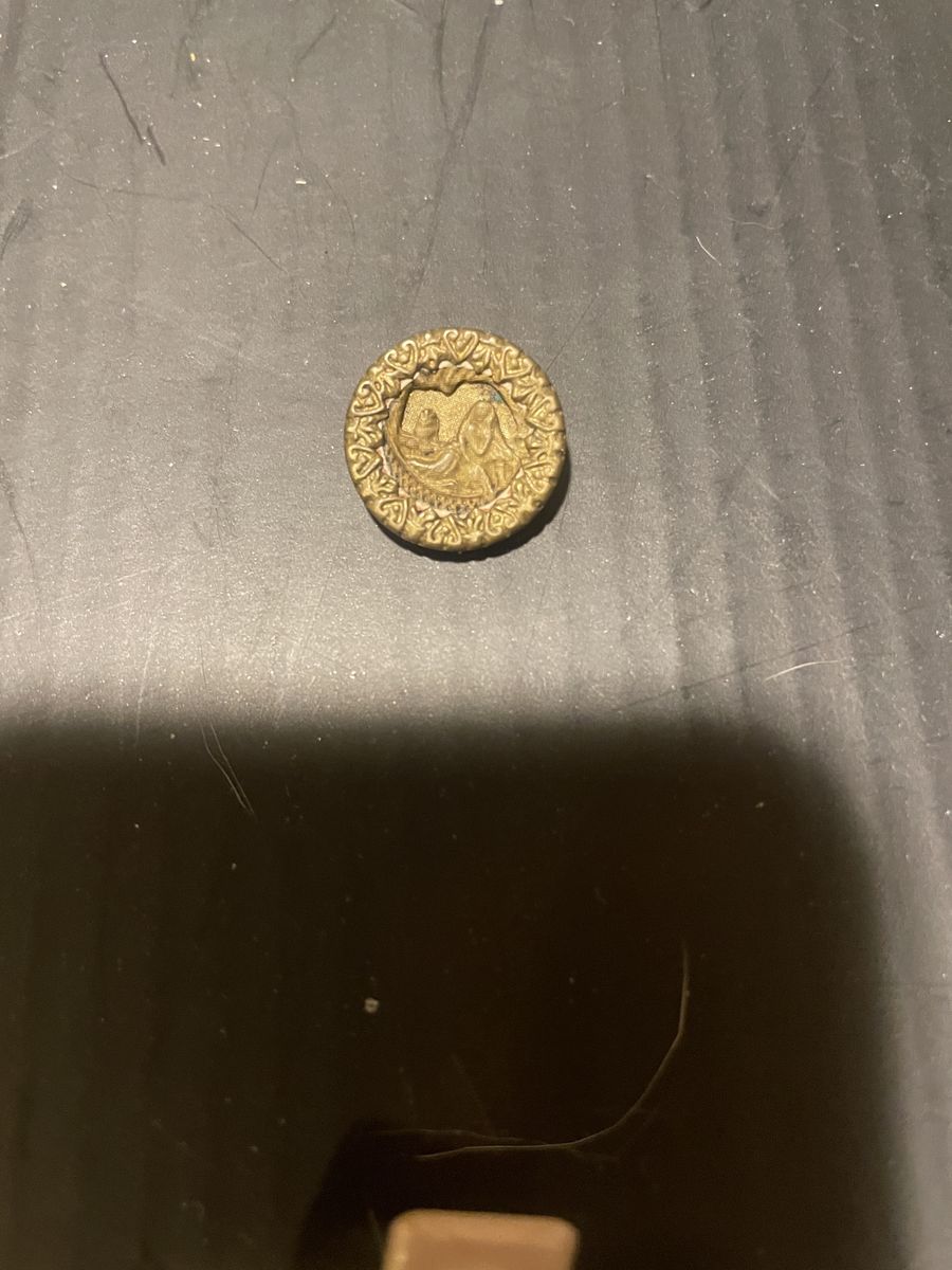 Very Old Antique Victorian Era Button