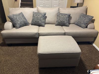 Laguna Couch with Ottoman