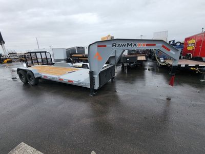 2026 RawMaxx 22' Gooseneck G7X Tilt 14K Equipment