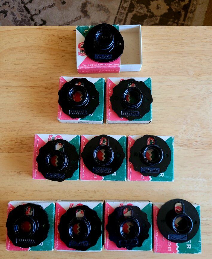 Singer sewing machine cams with box!!