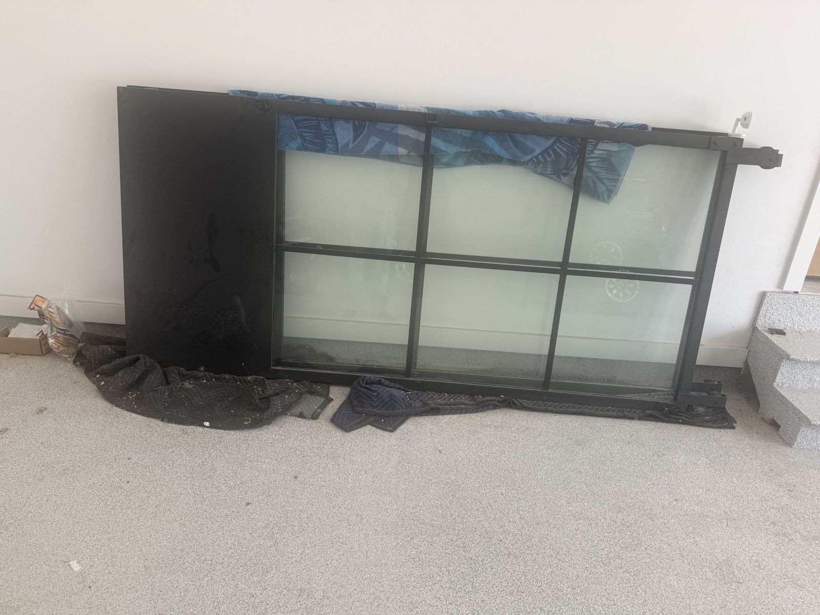 Custom Glass and Steel Barn Doors