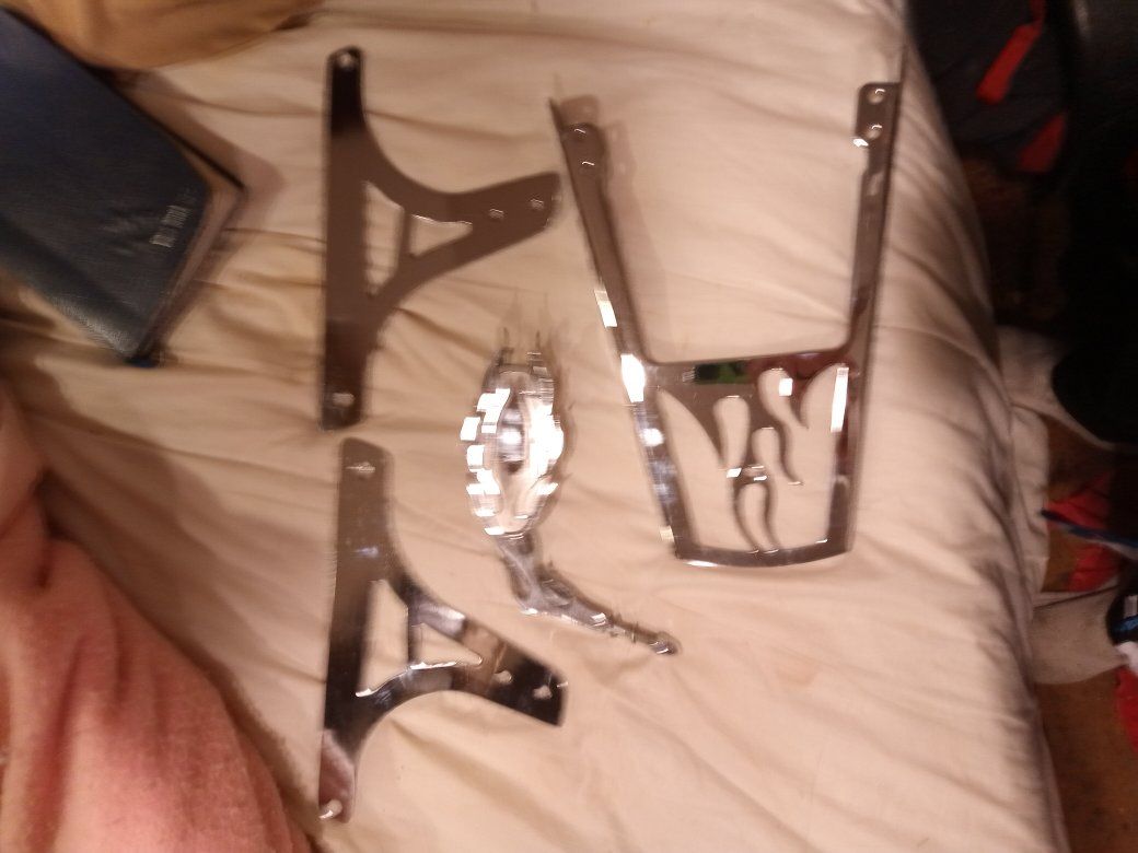 Chrome flame motorcycle accessories $25