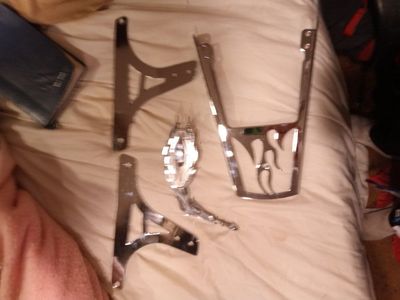 Chrome flame motorcycle accessories $25