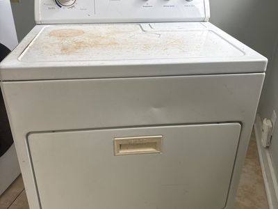 FREE Whirlpool Imperial Series AccuDry Heavy Duty White Dryer