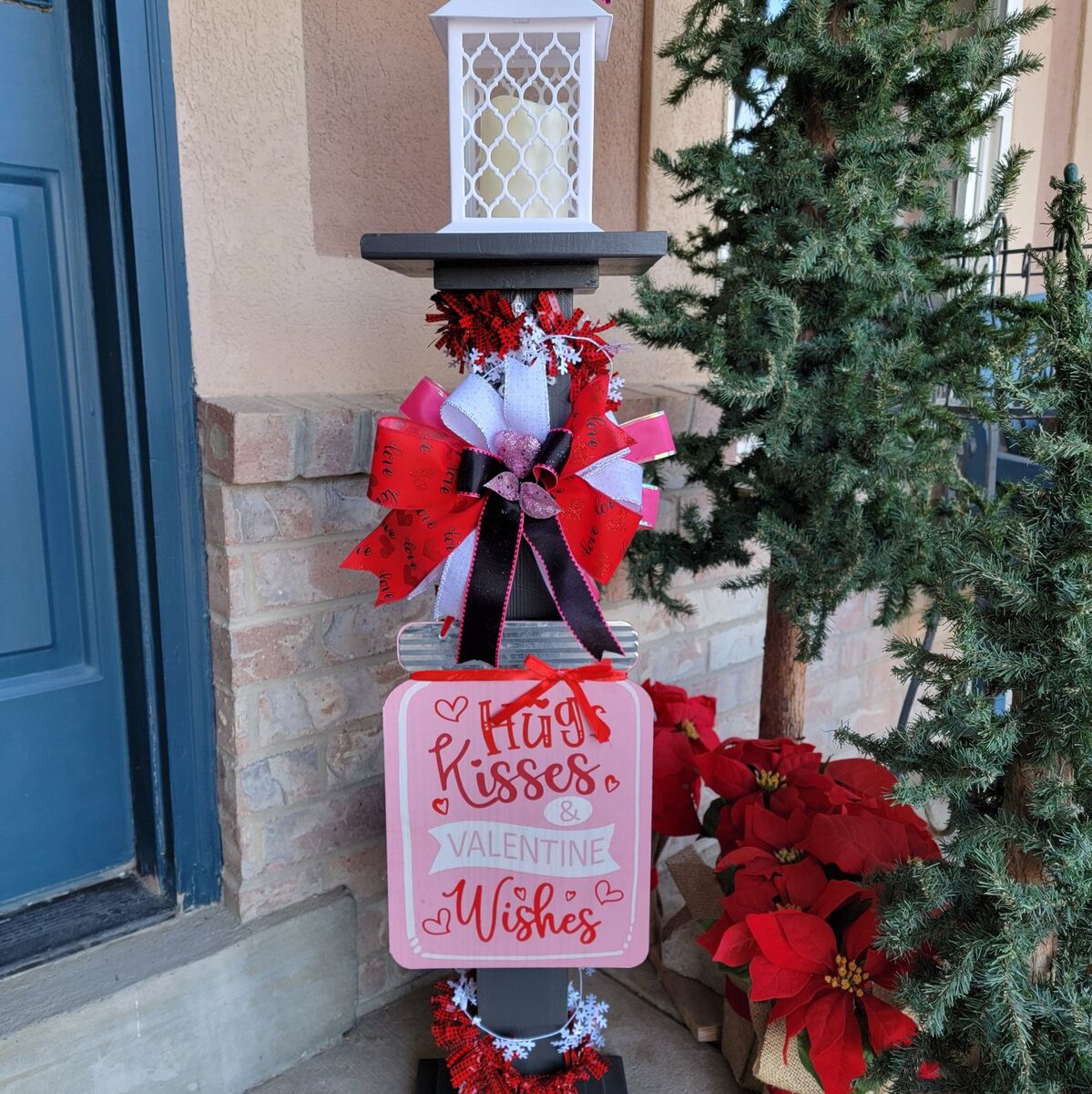 Valentine Entryway/Porch Welcome Post