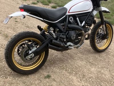 2017 Ducati scrambler desert sled
