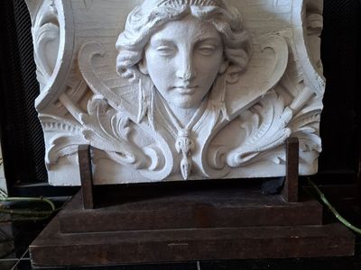 Art Nouveau Cast Iron Frieze