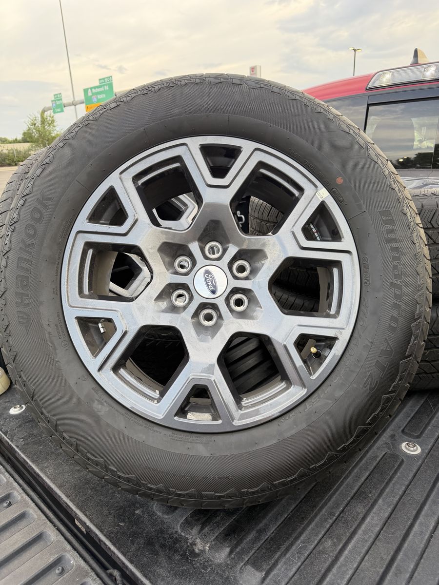 Brand new 2026 Ford f150 wheels and tires 