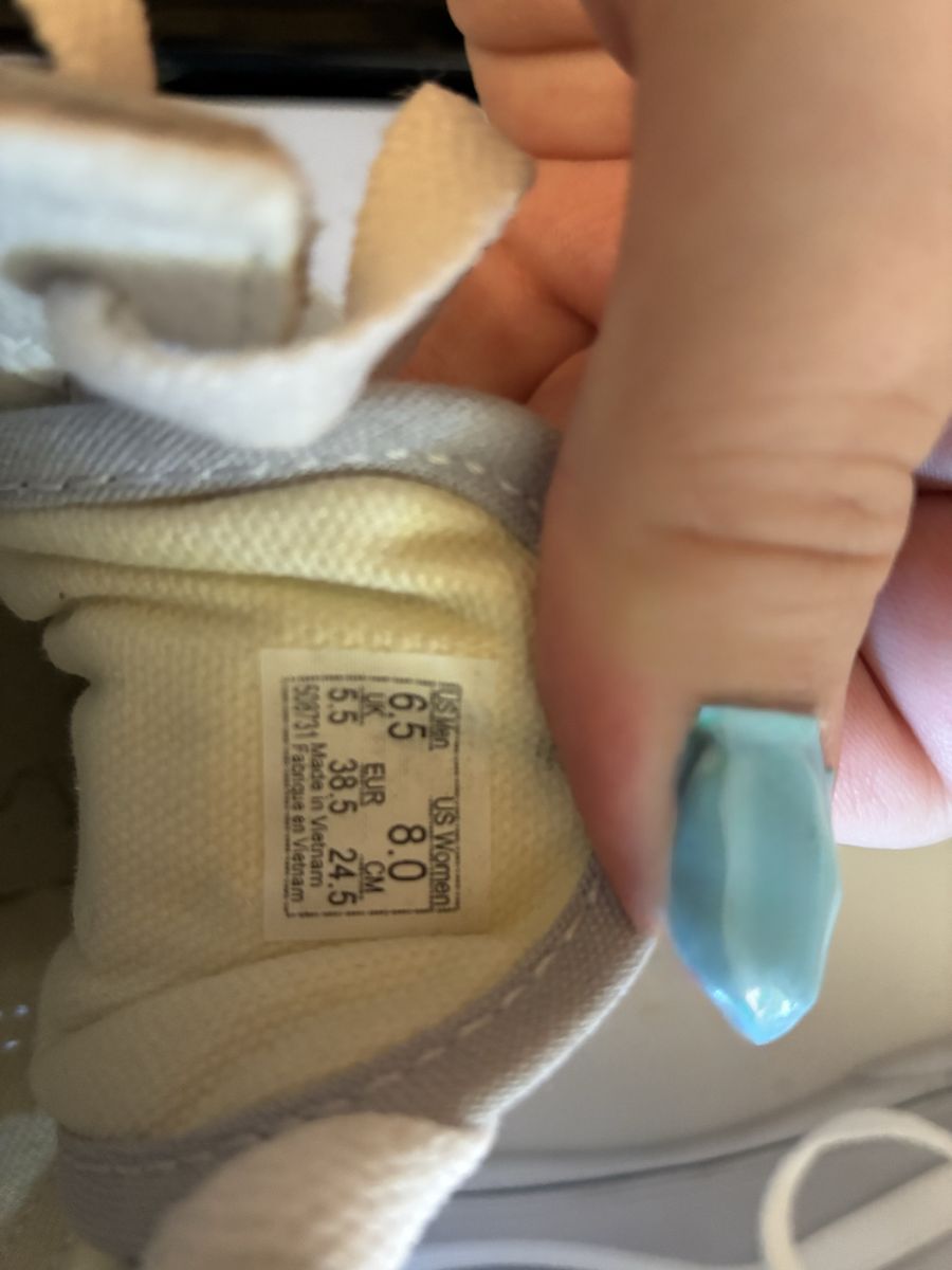 Vans US Women's 8.0/US Men's 6.5 Gray Lace-up Sneakers - Made in Vietnam
