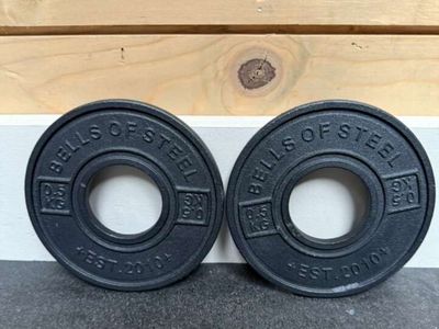 Bells Of Steel Fractional Weight Plates 0.5kg Pair