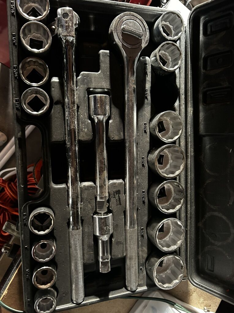 20 Piece Jumbo Socket Set 3/4 Drive 7/8-2