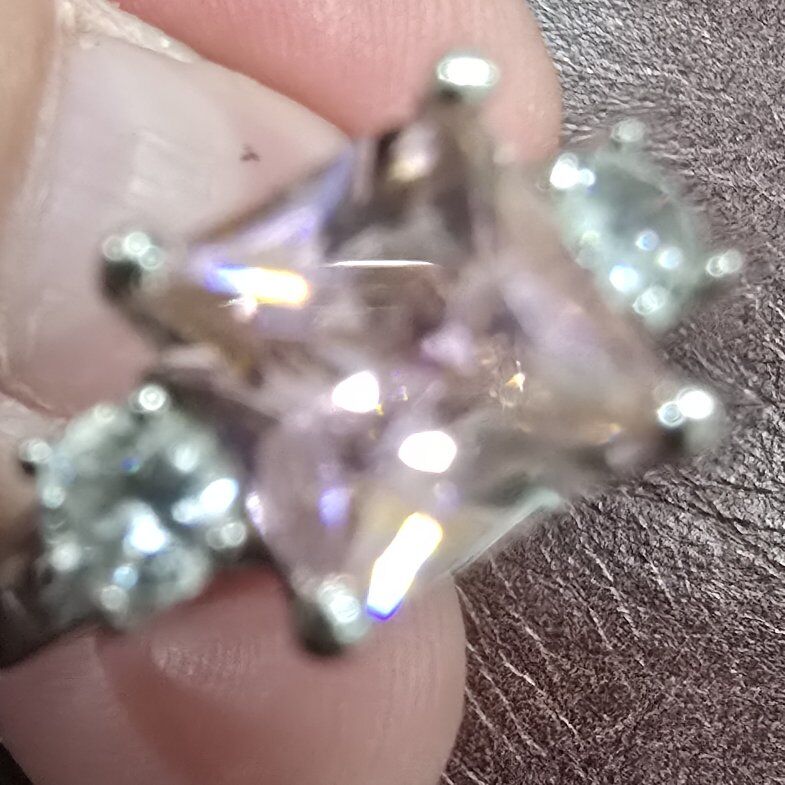 Amethyst & Diamond Ring