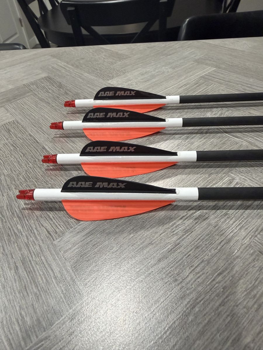 Gold Tip Velocity 300 Arrows with AAE Max Vanes - 4-Pack,