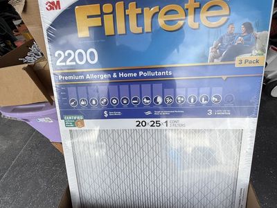 3M 20x25x1 Filtrete 2200 High Performance Filter