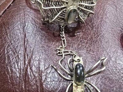 Silver Bracelet & Ring Peice