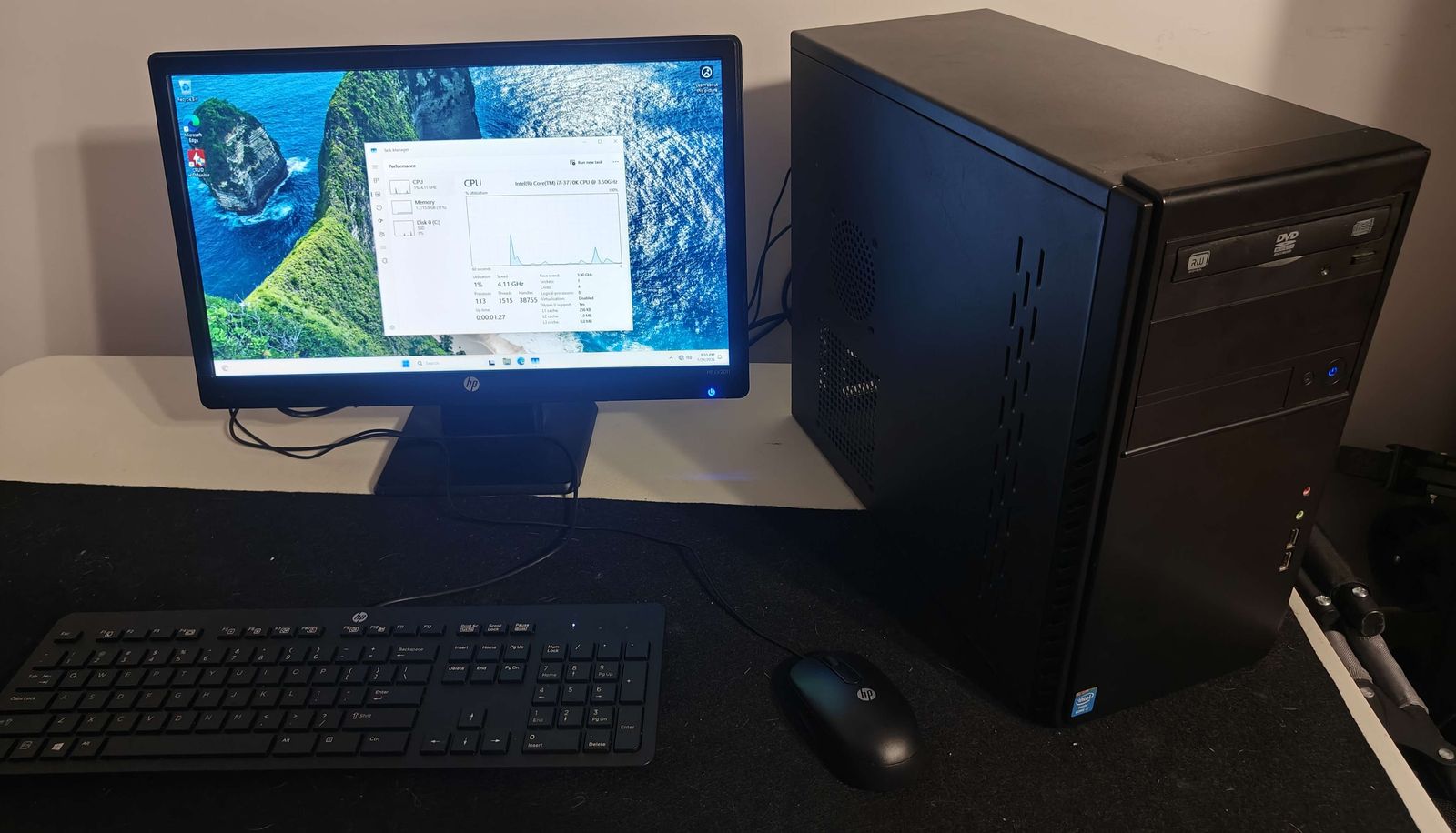 i7-3770k win11 computer setup