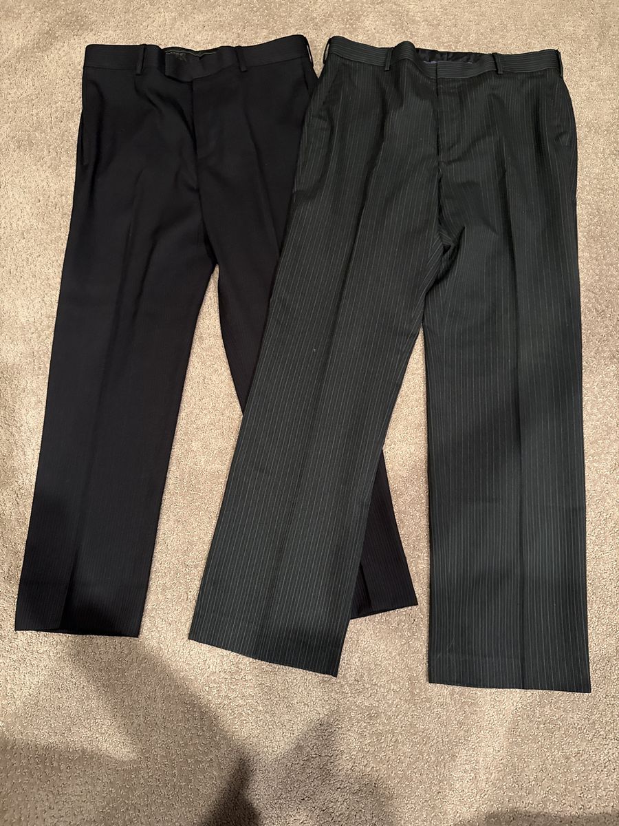 Mens Dress Pants Slacks Size 34" X 32" Like New