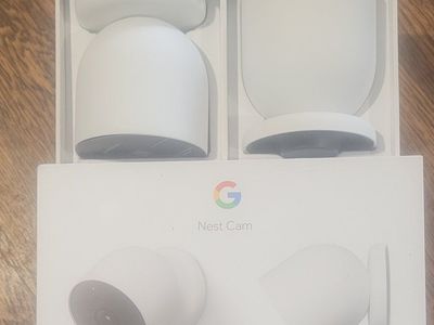 Google Nest Cam 2-Pack Outdoor or Indoor Battery Security Cameras - 1080p HD Night Vision