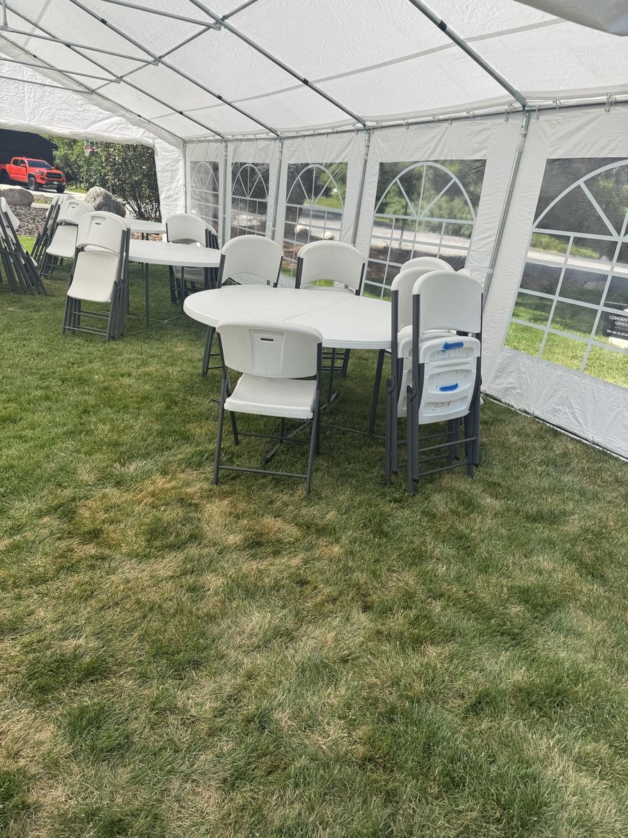 TABLES AND CHAIRS FOR RENT