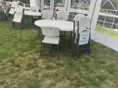 TABLES AND CHAIRS FOR RENT