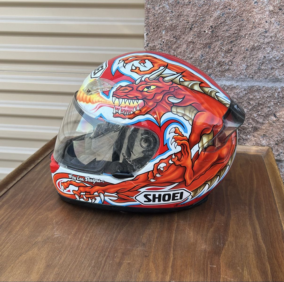 Shoei Troy Lee Designs Dragon Helmet Men’s Large Motorcycle