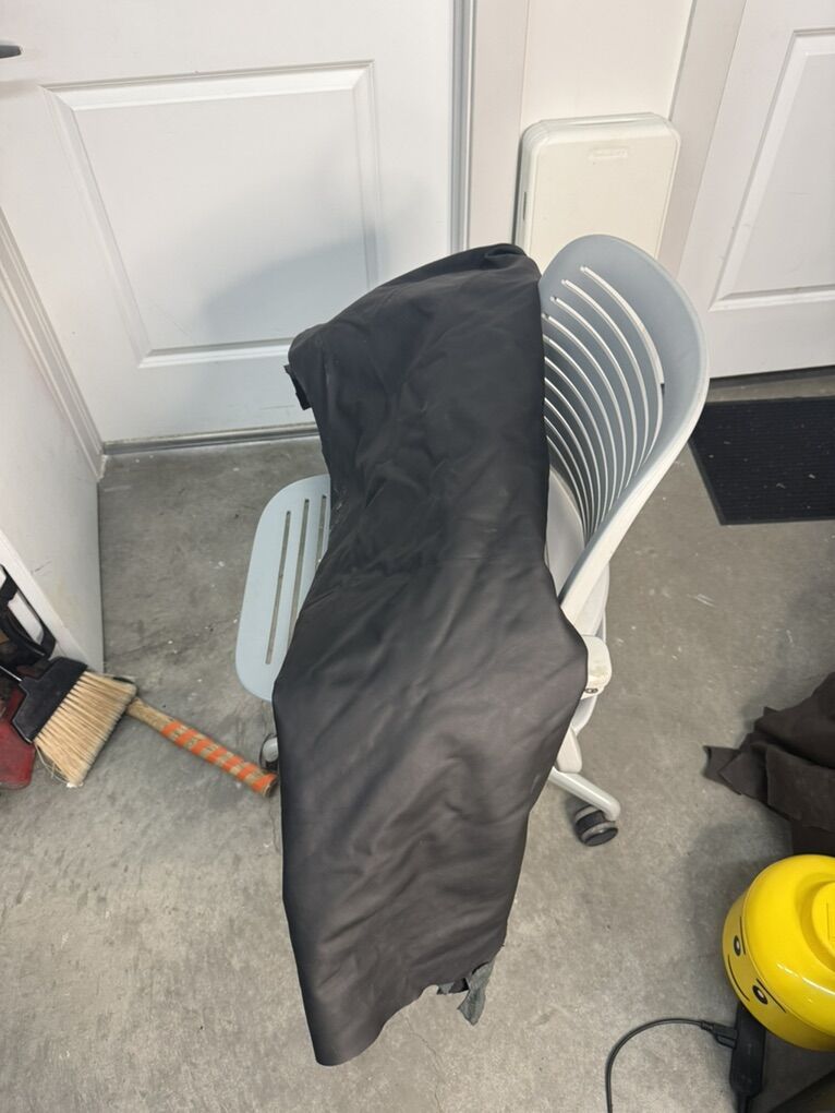 Black Upholstery Leather - Approx. 33 Square Feet