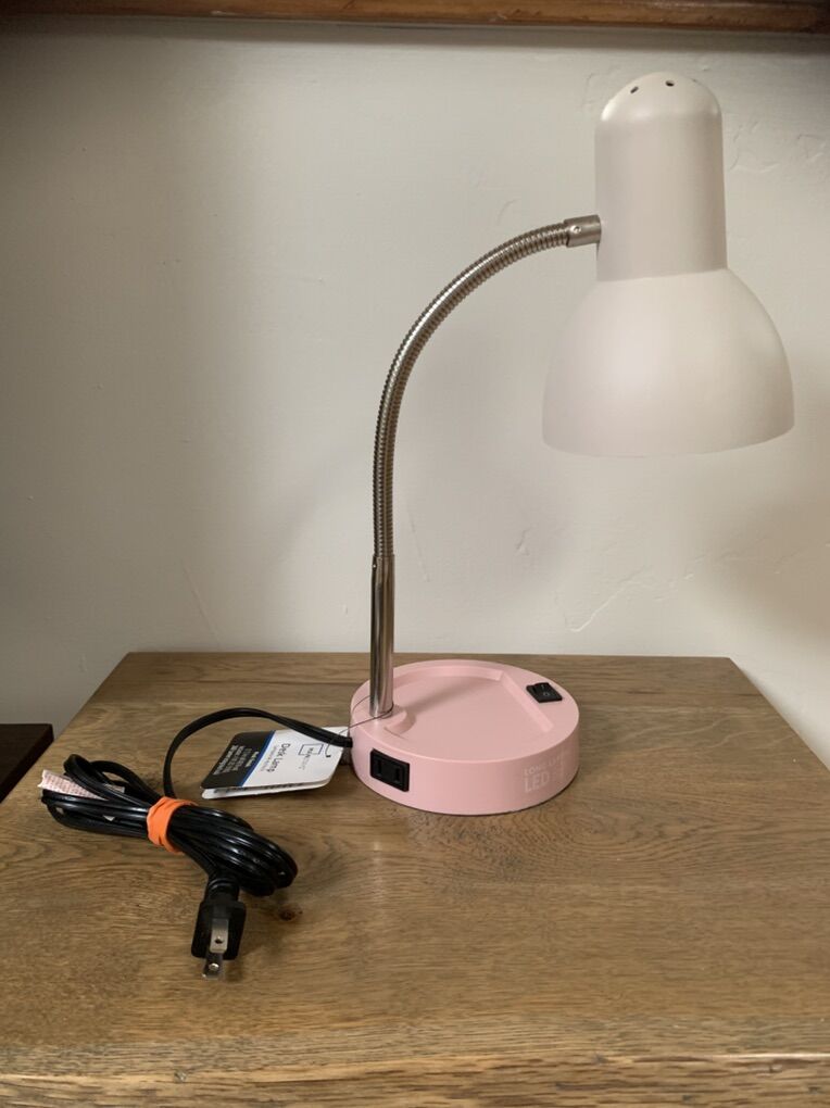 Mainstays Flexible LED Desk Lamp with AC Outlet