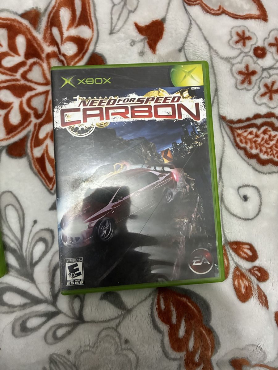 Xbox Original Need For Speed Carbon Racing Video Game, ESRB E10+