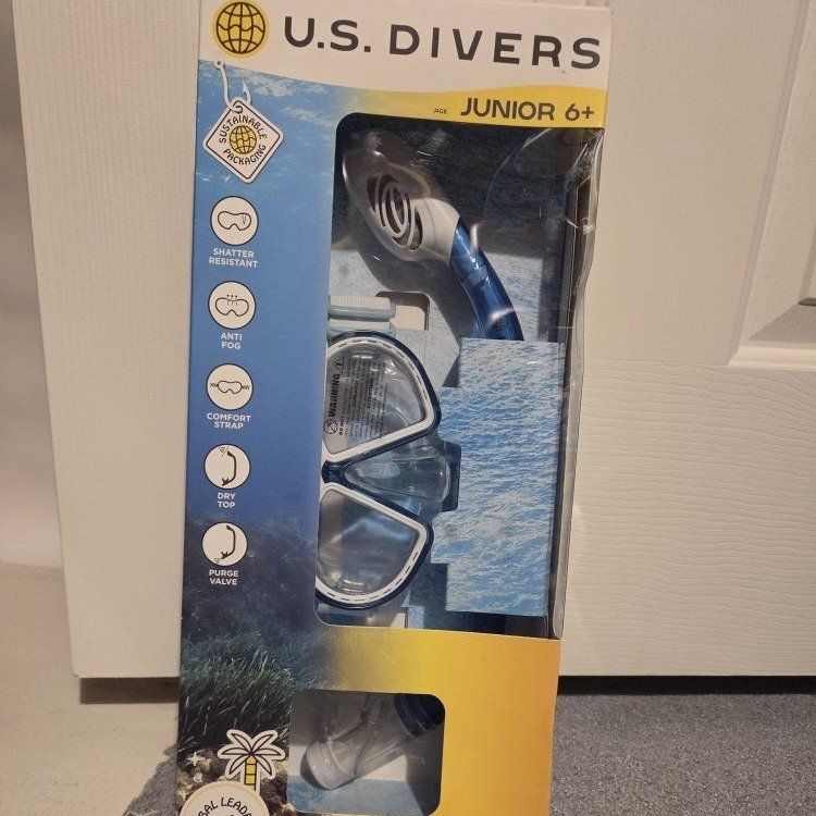 US Divers age 6 plus snorkeling set