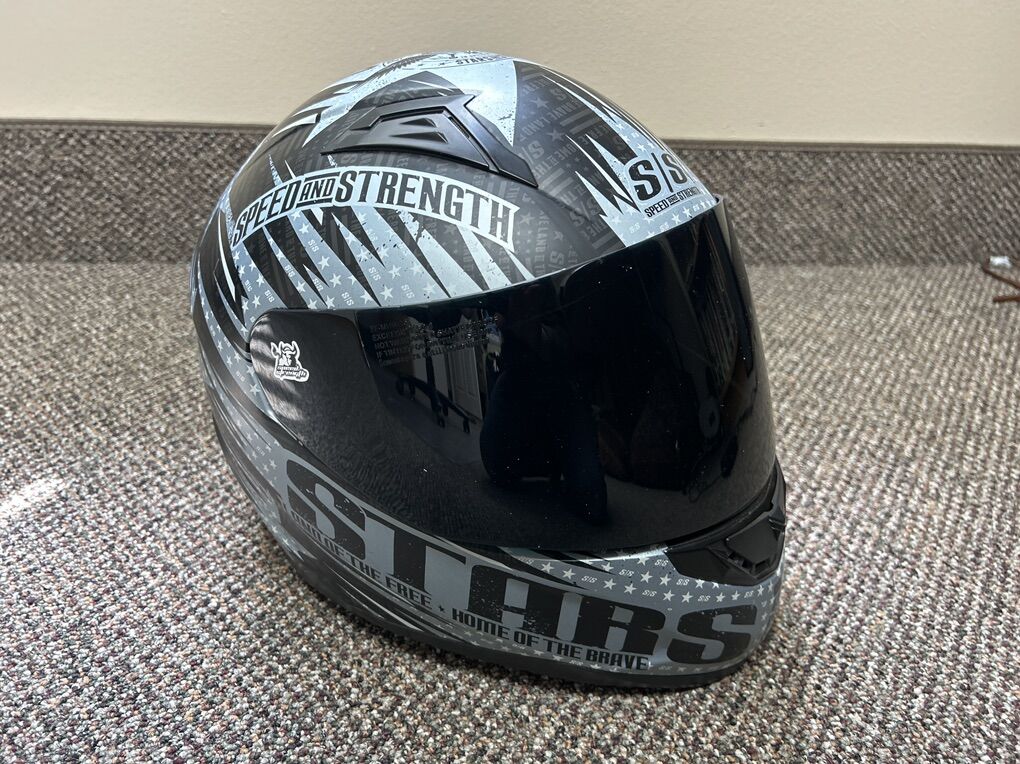 Speed And strength Helmet - Large, Stars+Stripes