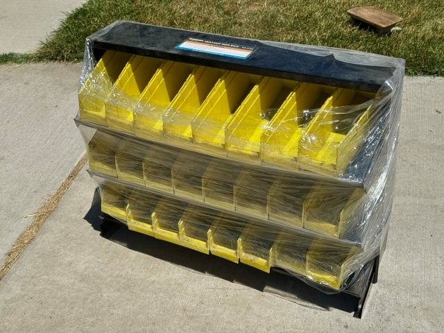 Storehouse Heavy-Duty 24-Bin Parts Rack