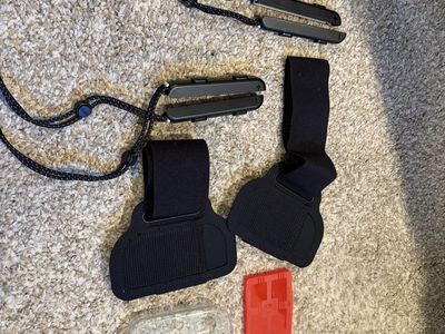 Nintendo Switch Joy-Con Controller Accessories: Leg Straps, Clear & Red Covers, Thumb Grips