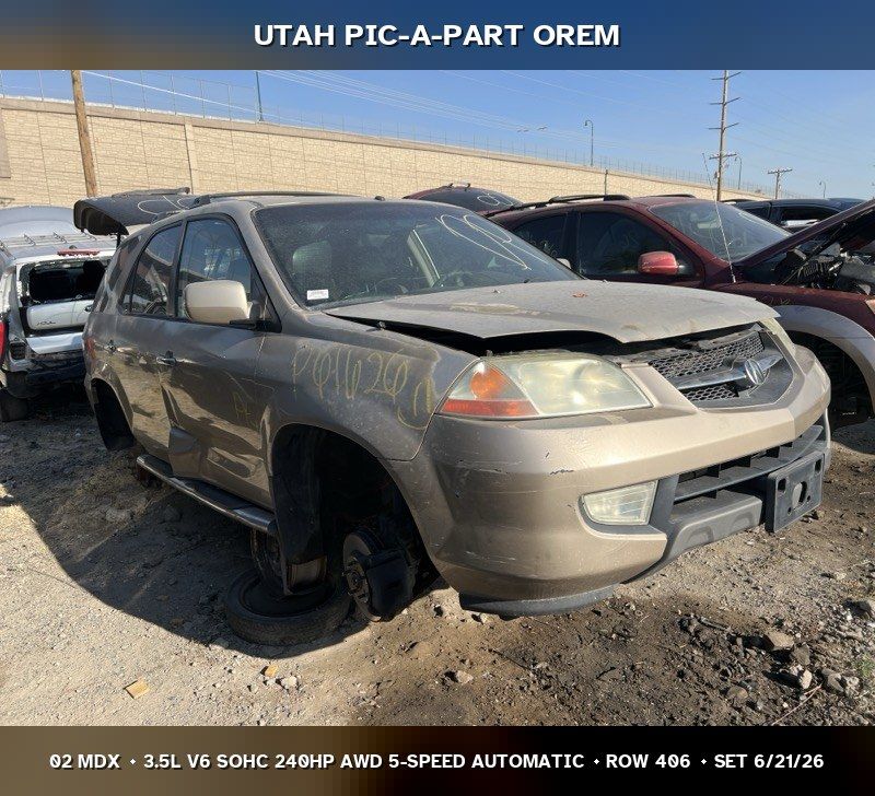 2002 Acura MDX Parts - UTPAP Orem
