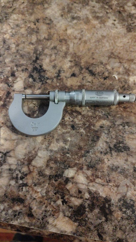 Helios 0-1" Micrometer - Made in Germany Precision Measuring Tool