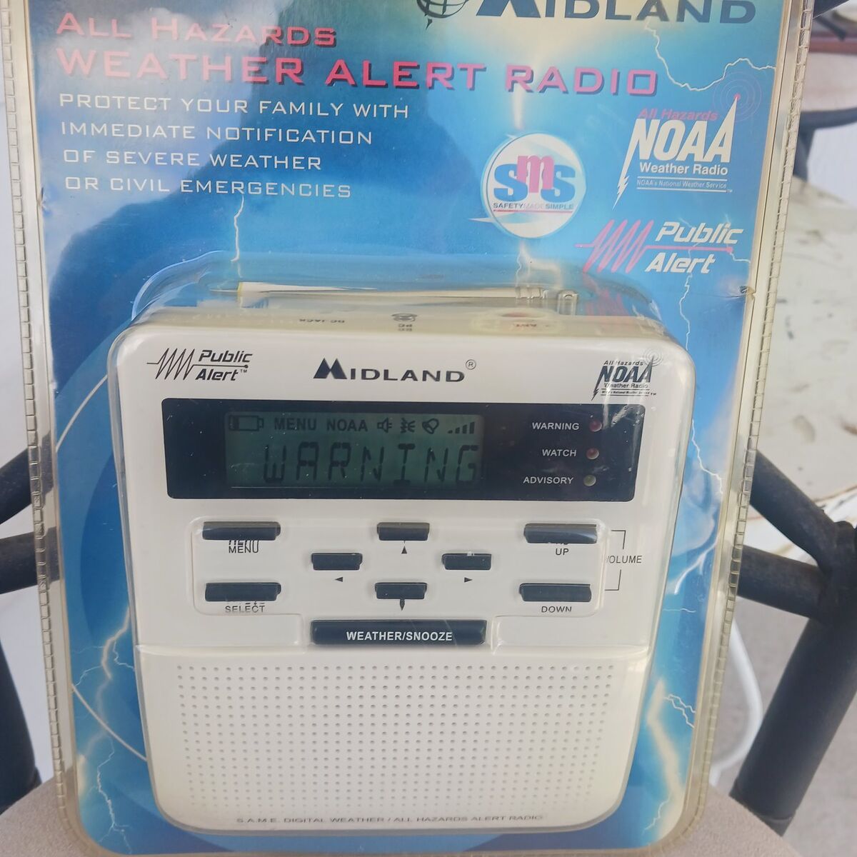 Midland emergency and weather radio