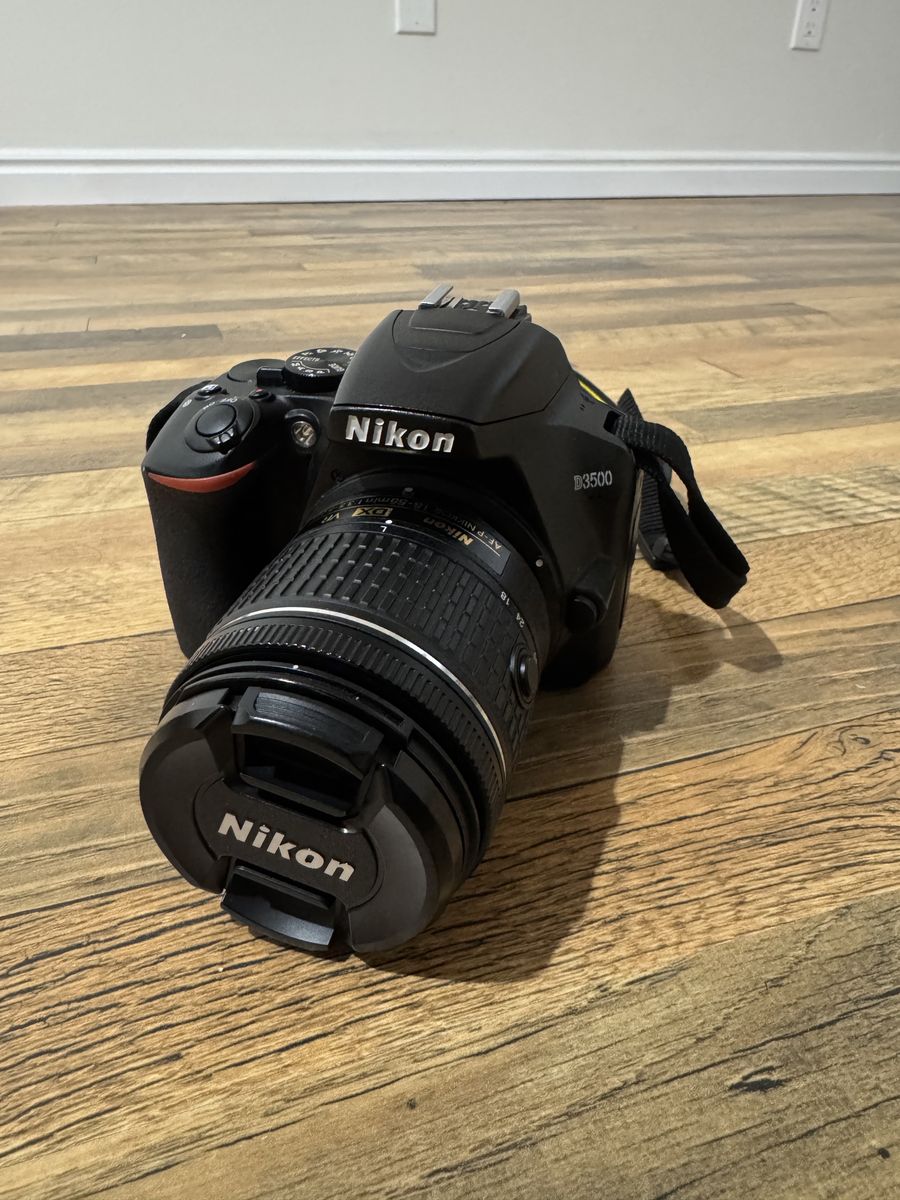 Nikon D3500 DSLR Camera w/ 2 Lenses + Bag