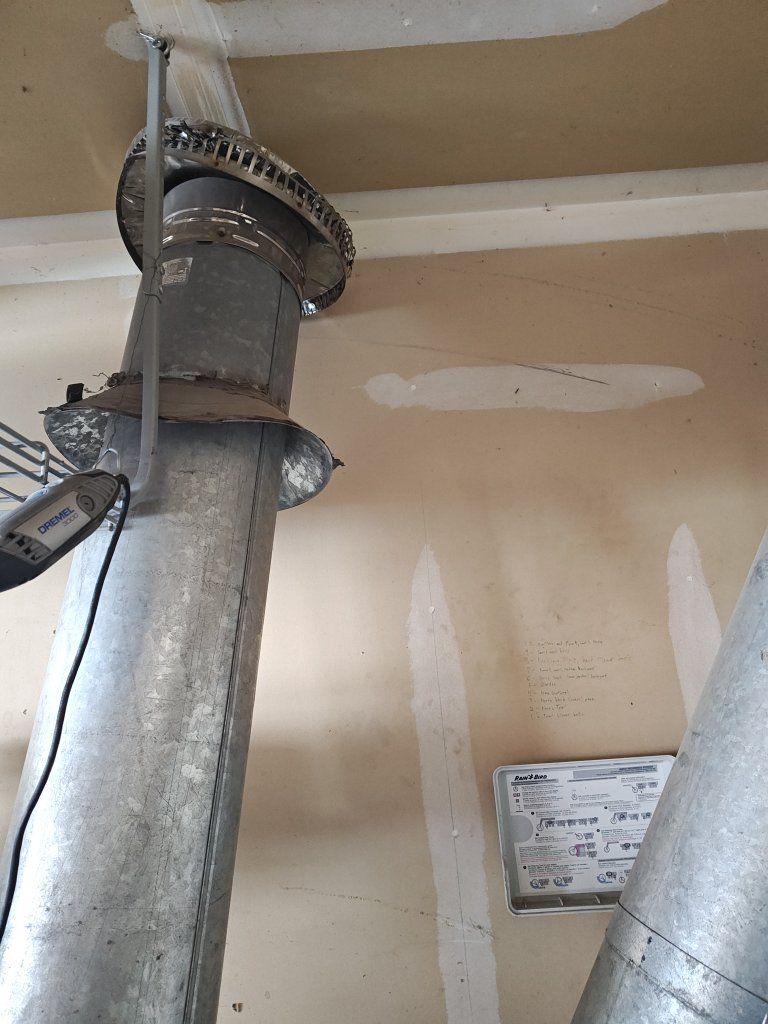 Metal Fab Chimney Pipe and Vent Components - Used