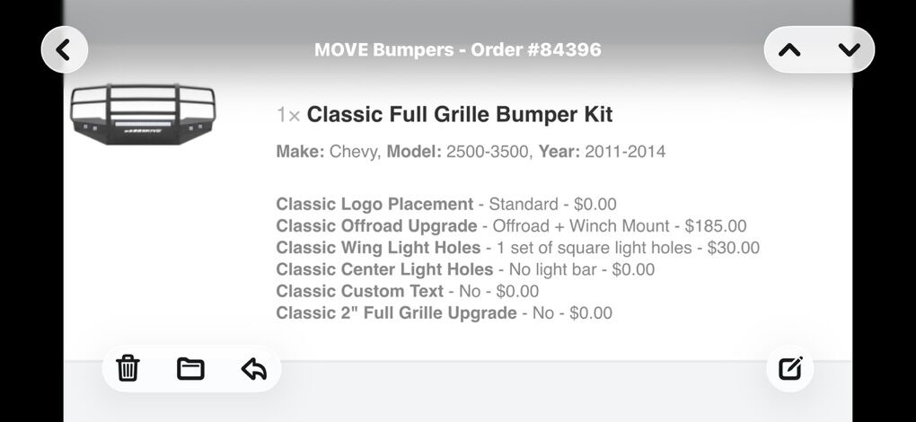 DIY MOVE BUMPER 2011-14 Silverado