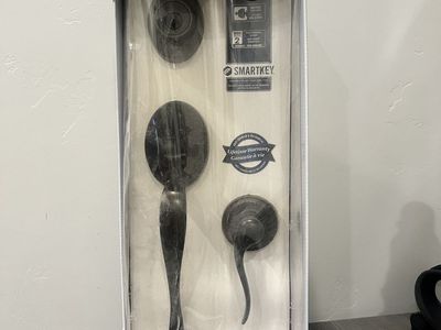 Weiser Entry Door handle set.