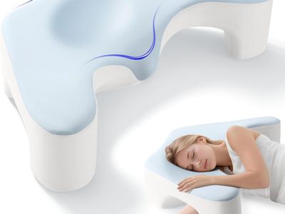 NEW Side Sleeper Pillow for Shoulder Pain Relief, Memory Foam Pillow with Arm Hole & Neck Support Design